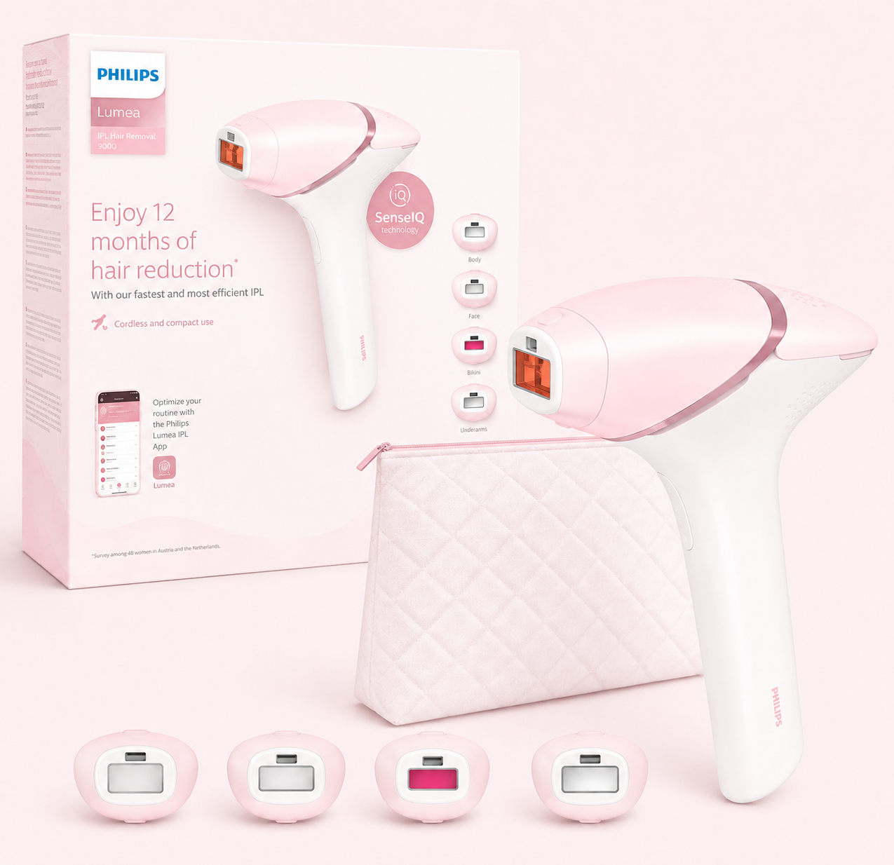 IPL Laser Hair Removal Machine for Women – Ice Cooling, Painless Hair Remover for Face & Body