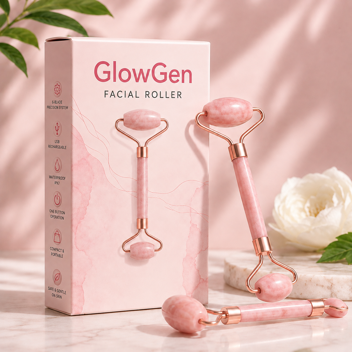 Facial Roller for Face & Skin Massage