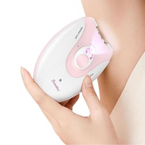 Face & Body Epilator for Women – 2 Speed, LED Light Hair Remover