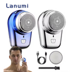 6-Blade Mini Electric Shaver for Men