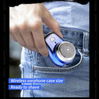6-Blade Mini Electric Shaver for Men