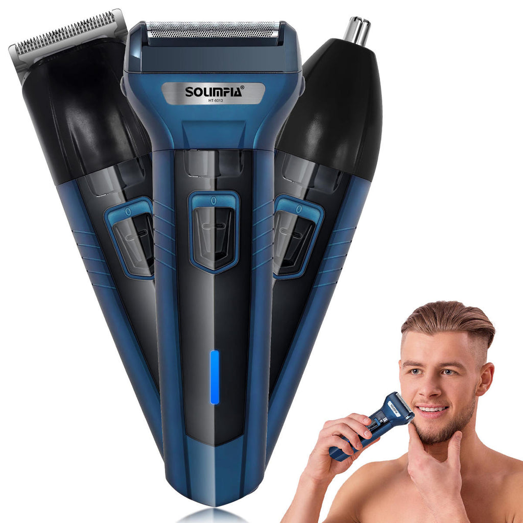 GlowGen 3-in-1 Rechargeable Grooming Kit | Beard Trimmer & Hair Shaver