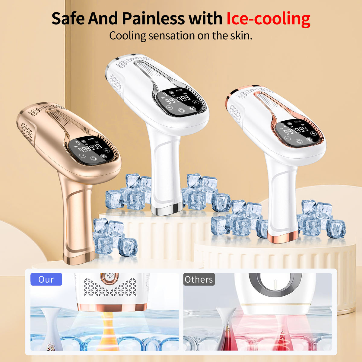GlowGen IPL Hair Remover Smooth Skin Long Lasting Results